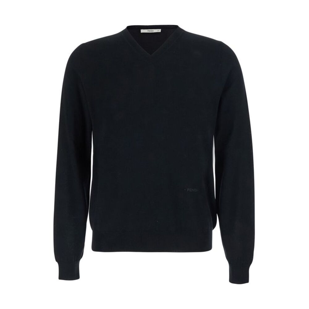 Fendi Men Look 26 Look 58 Wool V Neck